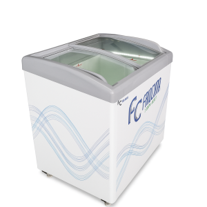 FCA-04 CONGELADOR HORIZONTAL DE 2 PUERTAS DE CRISTAL CURVO TEMPLADO